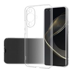 Transparante hoes voor Huawei Nova 11 Ultra, 【Niet vergelend】Dunne beschermhoes, schokbestendig, krasbestendig, transparante achterkant van zachte TPU-siliconen, transparant