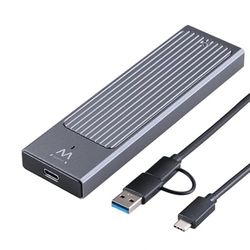 Boîtier pour SSD M2 NVMe PCIe/USB-C 3.2, Haute Vitesse de Transfert, idéal pour Le Stockage Externe et Le Transfert de données.