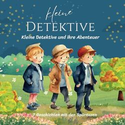 Spürnasen - kleine Detektive und ihre Abenteuer. Geschichten für die Kleinen ab 4: Einfache Detektivgeschichten | Vorlesen | Erstleser | Großdruck ab 4 Jahre | 7 Geschichten mit vielen bunten Bildern