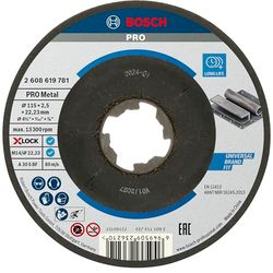 Bosch Professional Standard for Metal X-LOCK Disque à tronçonner pour métal 115 x 2,5 x 22,23 mm