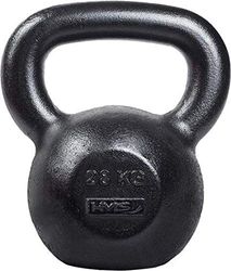 HMS Unisex's 17-64-017 5907695517842 CAST IJzeren Kettlebell, Zwart, One Size