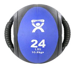 Cando W67564 Palla Medica a Doppia Impugnatura, Blu, 10,9 Kg