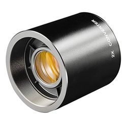 Walimex 12602 - Potenciador Zoom x2 (com armação para T2), cor preta