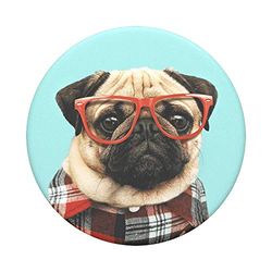PopSockets PopGrip - Supporto e Impugnatura per Telefoni Cellulari e Tablet con un Top Intercambiabile - Studious Stu