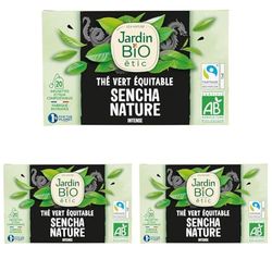 Jardin BiO étic -Thé vert Sencha (Lot de 3)
