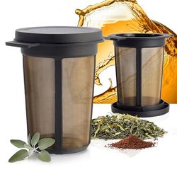 Finum 4216000 Infuseur à Thé L Acier Inox Noir