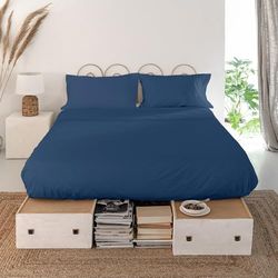 Basic Sabana 210x270 cm (Cama 135/140) Azul marino