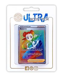 Roxanne 206/189 Dresseur Arc en Ciel Secrète - Ultraboost X Epée et Bouclier 10 Astres Radieux - Coffret de 10 Cartes Pokémon Françaises