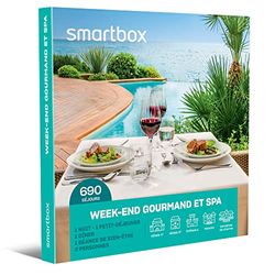 SMARTBOX - Coffret Cadeau Couple - idée cadeau original : Weekend gourmand et spa pour un moment de détente inoubliable