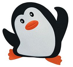 Spirella Set di 5 Figure adesive Antiscivolo per Doccia o Vasca PVC PINGY 12x11 cm Bianco e Nero