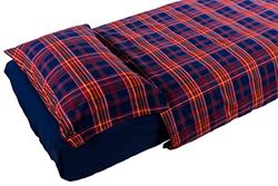 Soffim Dekbedovertrek Set SCOZZESE Madras Blauw 200 x 200 + 2/50 x 80 cm