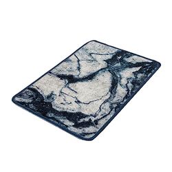 Tapis de salle de bain noir et blanc