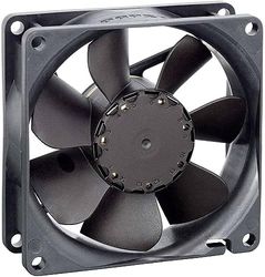 EBM Papst 8414N/2HP axiale ventilator, 24 V/DC, 78 m³/h (l x b x h), 80 x 80 x 25,4 mm