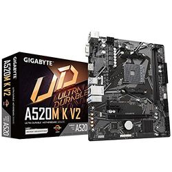 Gigabyte MB6136 A520M K V2 MicroATX moederbord [met AMD A520-chipset]