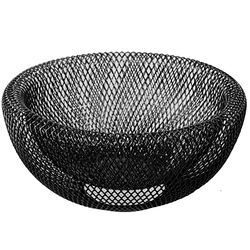 FRUTERO REDONDO METAL REJILLANEGRO °25X12CM