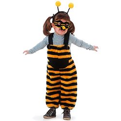 Carnival Toys 60057 - bijenkostuum voor kinderen, met masker en haarband, 3 jaar