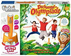Ravensburger Spel 00849 – aktiv uppsättning djungelOlympiade – rörelsespel från 4 år för 1 – 6 spelare