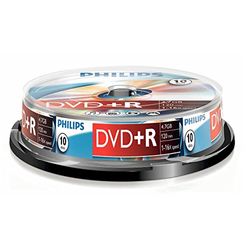 Philips Dvd+R 16X 120M 4 7Gb Cf.10 Campana