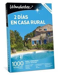 WONDERBOX - Caja Regalo - 2 Días En Casa Rural - 1 Noche e Desayuno para 2 Personas - 1000 estancias en España y en Europa - Ideas Regalo