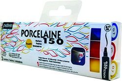 Pébéo Porcelaine Etui de 3 feutres Couleurs Primaires Pointes Fines Assorties