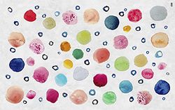 Vilber Kids Dots Tapete, vinil, multicolor, 75 x 120 x 0,2 cm