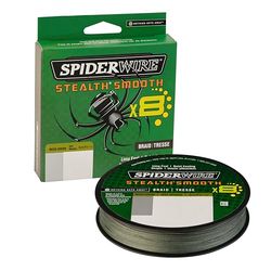 SPIDERWIRE Scsm30g-125 Unisexe, Vert Mousse-Stealth Smooth, 125yd