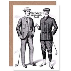 Wee Blue Coo CARD GREETING ADULT THEME CRACK PIPE HUMOUR FUN GIFT