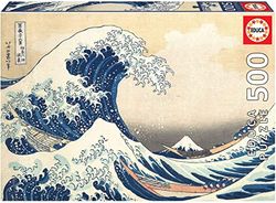 Puzzle - Hokusai - Die große Welle von Kanagawa - 500 Teile