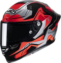 HJC, Casque Moto Intégral RPHA1 NOMARO Noir / Gris / Rouge MC1, XL