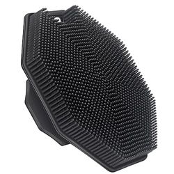 Alyvisun Spazzola per il Corpo in Silicone con Gancio, Scrub Corpo da Bagno [Esfoliare e Massaggiare Delicata], Luffa in silicone per Adulti e Bambini, Perfetto per Tutti i Tipi di Pelle