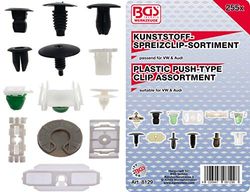 BGS 8129 | Assortiment d'agrafes d’habillage pour VW | 255 pièces