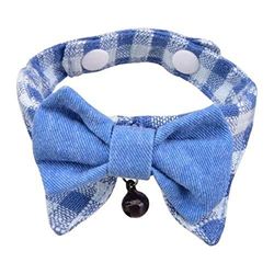 Catspia Hobbes Blu M Collare, Collarino per Gatto