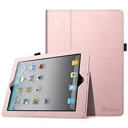 Fintie iPad 2/3/4 fodral - Folio Slim Fit fodral med automatisk standby-/Standby-funktion för Apple iPad 2/iPad 3/iPad 4, roséguld