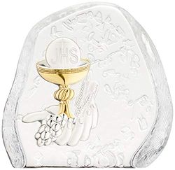Crystaljulia presse-papier met loodkristal, transparant, 11,5 cm