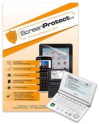 ScreenProtect Anti-Reflective Screen Protector for Casio EW-G200 with Squeegee and Microfibre Cloth