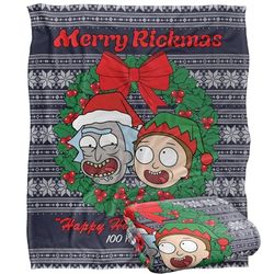 RICK AND MORTY Silky Touch Super Soft Throw Blanket 152 x 127 cm
