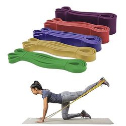 Everlast Latex X - Light Resistance Band of Size 2080mm Length, 13mm Width, 4.5mm Thickness | Green | Material : Latex Rubber | For Yoga, Workout, Aerobics and Home Exercise Stretch Band