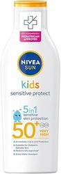 NIVEA SUN Solkräm barn Kids Sensitive Protect & Play Sun Lotion SPF50+ 200 ml