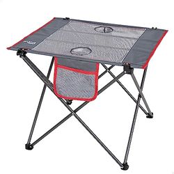 AKTIVE 63026 klaptafel van polyester, afmetingen 69 x 53 x 50 cm, licht, comfortabel en eenvoudig te transporteren, compact, draagbaar, voor camping