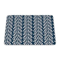 Bonamaison, Rektangulär musmatta med digitalt tryck, halkfri baksida, för kontor och hem, storlek: 22 x 18 cm