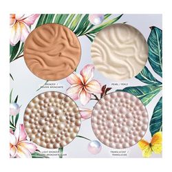 Physicians Formula All Star Quad Palette, Palette Viso con Bronzer, Illuminante e Cipria, Formule con Burri Idratanti dell'Amazzonia, Texture Morbida e Facile da Sfumare, Adatta da Portare in Viaggio