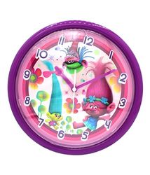 Trolls-Meisjes-Wandklok-67679, paars