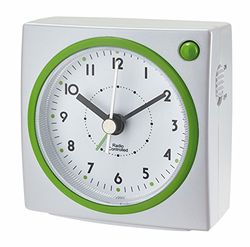 TFA Dostmann 60.1516.04 wekkerradio met achtergrondverlichting (groen/wit), kunststof, L83 x B51 x H114 mm