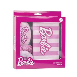 CERDÁ LIFE'S LITTLE MOMENTS -Barbie Beauty Set - Pink - Complete Set - Includes Hairbrush, 2 Hair Pigtails and Case - Original Product