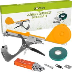 Browin 720401 automatische tuinnietmachine, gartacker, nietmachine voor planten, voor het bundelen van planten, voor het binden van planten