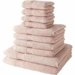 TODAY Light Pink Towel Set 10 Pieces
