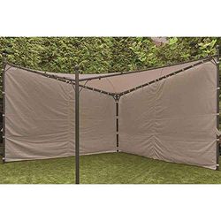 Siena Garden Set zijpanelen voor paviljoen BERLINO 400x400 cm lichtgrijs