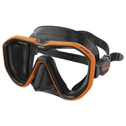 Seac Appeal, Made in Italy duikmasker met enkele lens en 3D gesp direct op het gelaatsstuk