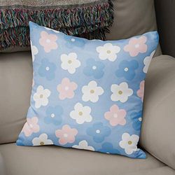BonaMaison Fundas para Cojínes, Azul Funda de Almohada Elegante y Suave para Sofá Coche Moderna Decoración del Hogar Habitación, 43x43 Cm - Diseñado y Fabricado en Turquía