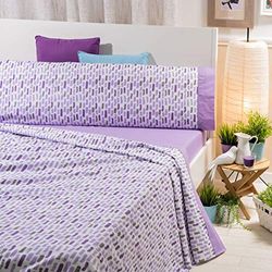 Sancarlos Colours Bedding Set, Lilac, 135 cm Bed